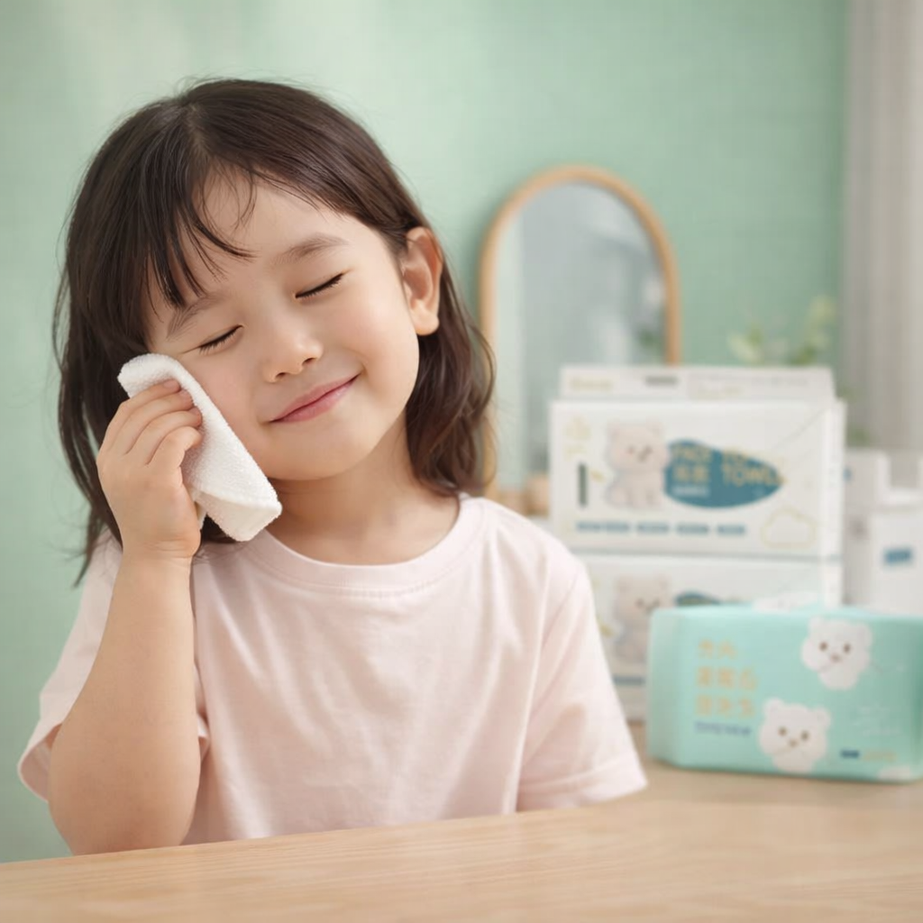 Asciugamani per il viso in tessuto non tessuto