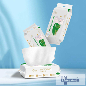 Salviette detergenti per il viso, 80 pezzi, texture perlata, 200x200 mm