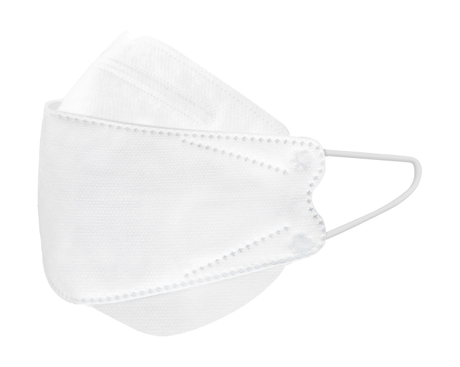 Maschera respiratoria monouso con comodi elastici auricolari
