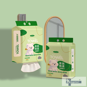 Formato famiglia, salviette per la pulizia del viso, 200 pezzi, 200x200 mm