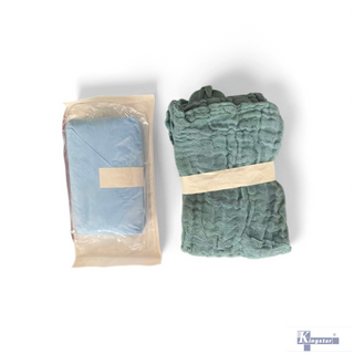 Tamponi ABD confezionati in busta singola per la cura delle ferite addominali
