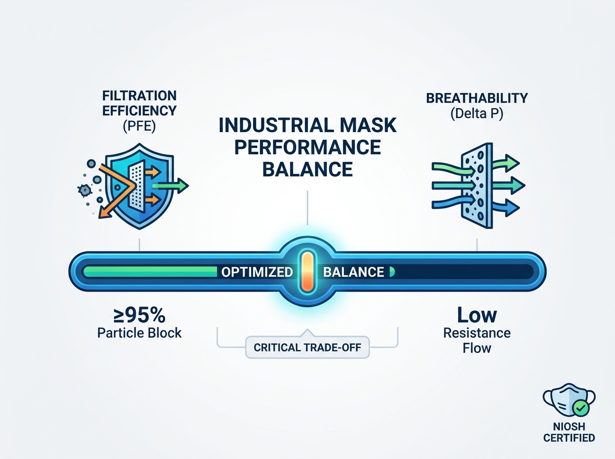 Specifiche della maschera facciale monouso industriale